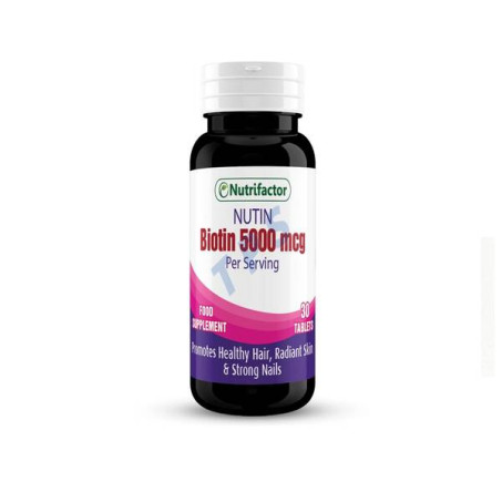 Nutrifactor Biotin NUTIN 5000 Mcg Price In Pakistan