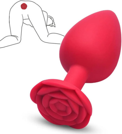 Silicone Anal Butt Plug Rose Sex Toy For Adults Women Price In Pakistan