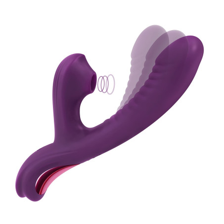 Tracy's Dog Come-Hither Rabbit Sucking Vibrator for Clitoral G Spot Stimulation