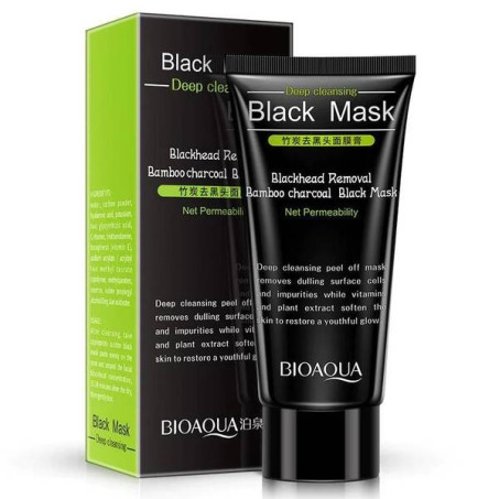Activated Blackhead Removal Bamboo Charcoal Black Facial Mask