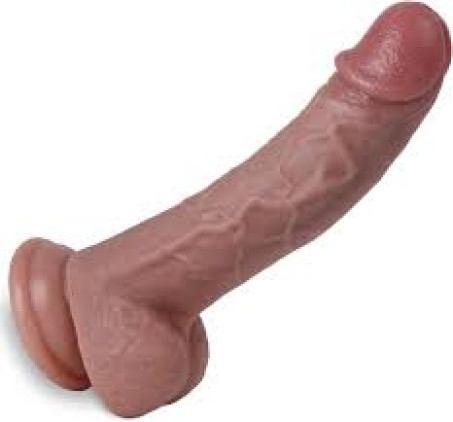 7.5 Inch Silicone Dildo with Strong Suction Cup