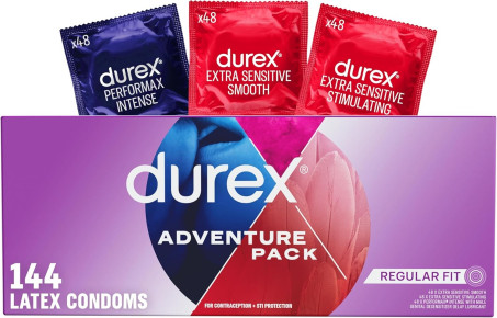 Durex Adventure Pack  Mix of Smooth & Ribbed Condoms Price In Pakistan