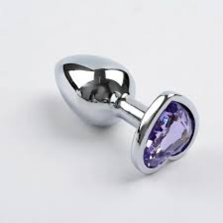 Heart Shaped Metal Anal Plug