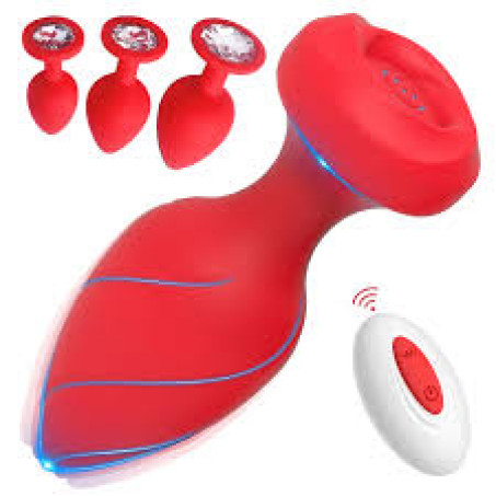 Remote Control Butt Plug Set Toys 4PCS