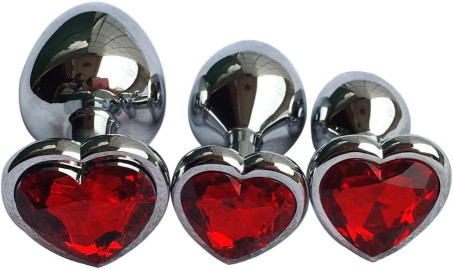 Luxury Metal Butt Toys Heart Shaped Anal Butt Plug Price In Pakistan