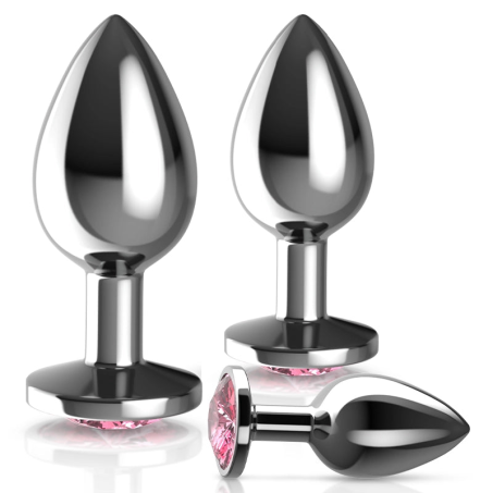 3 Pcs Set Luxury Metal Butt Plug Toys