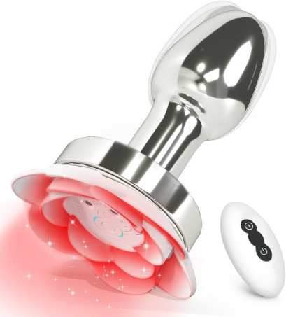 Rose Anal Plug Sex Toys Vibrator Metal Adult Toy Price In Pakistan
