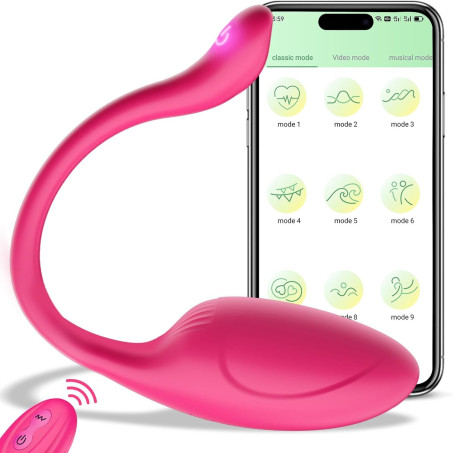 APP Remote Control G-spot Panty Vibrator In Pakistan