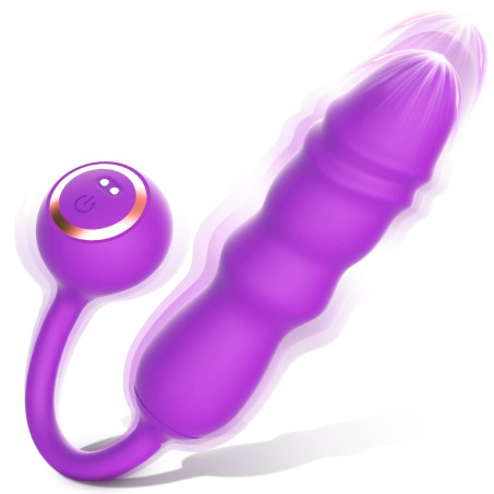 Vibrator Sex Toys Thrusting Dildo